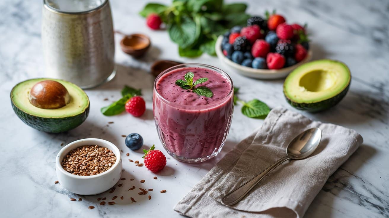 4 mixed berry avocado flax smoothie a br A5PiyjfjT y7d0EwzGLGIQ B1dbMvSQQRuZ0jo7LfVeiA