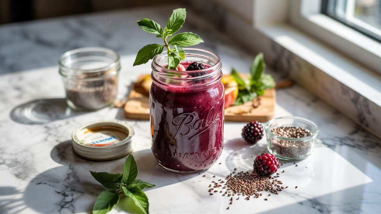 5 blackberry flax chia power smoothie a IJKU0PrbRVaSP9vvkD WeQ TX 3HBKvQxmX1M2kbeslqg