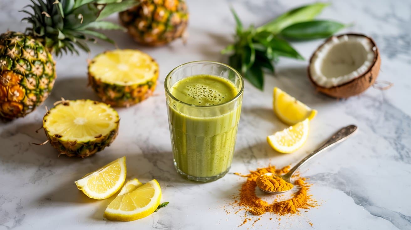 5 tropical lemon greens smoothie a brigh TagMVzk8R7uUTl6oclCZTw 6atbMPX2TRSHhcQIL yeIw