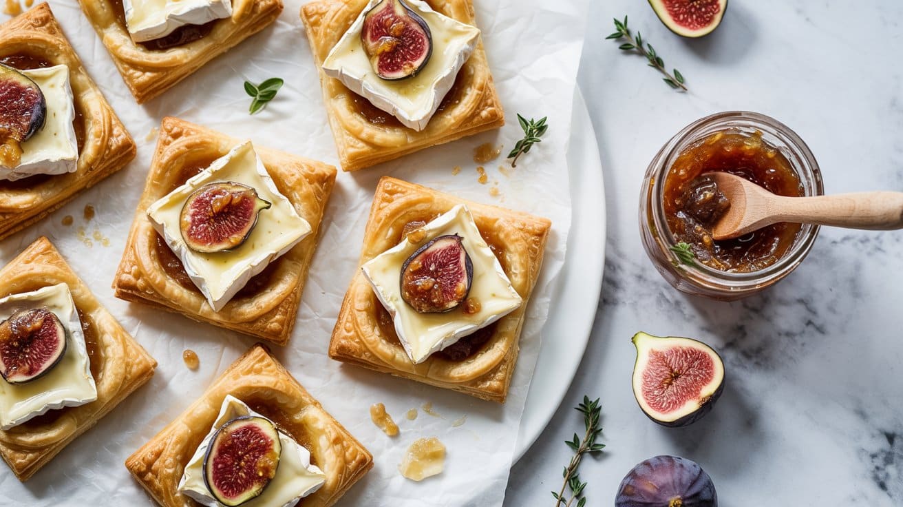 7 brie and fig jam puff pastry bites a b JZOWsRjjSoOMyEjz 6qaEg EvqA0g3mTsaojbKsEfBuAg