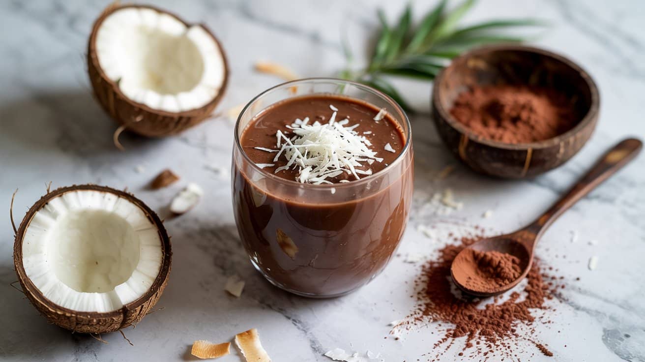 7 chocolate coconut smoothie a bright to 1ZxUXMFyRKOUM yn3wDH3g 16a2nYOcRQeb0jta jtezA