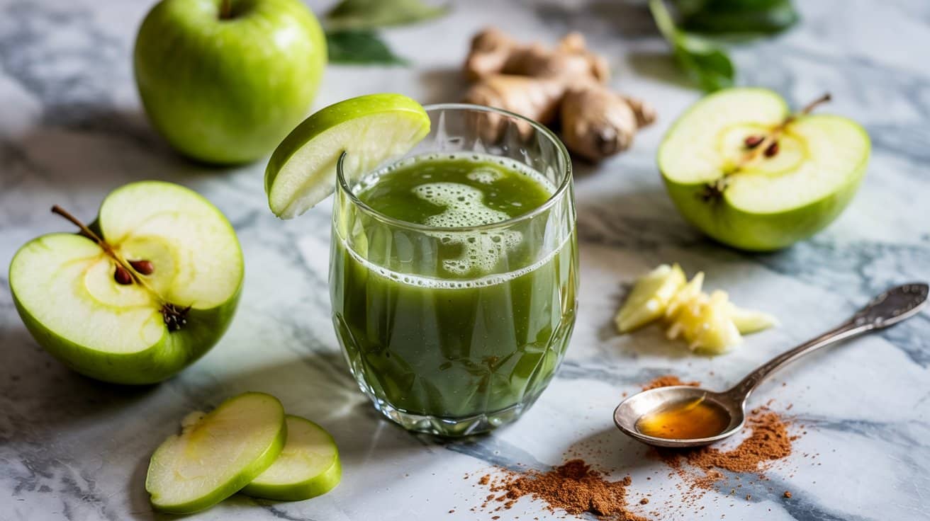7 green apple ginger smoothie a bright t Sf6c GwDSs pKs3J02d8Mw OcWL85duRGmbU0FvPM ySQ