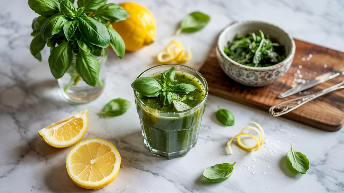 7 lemon basil detox smoothie a bright to 7kgzQmxORI VJK71cHaf2w 0fweMu5eSpiYcb4SwsB3ZQ
