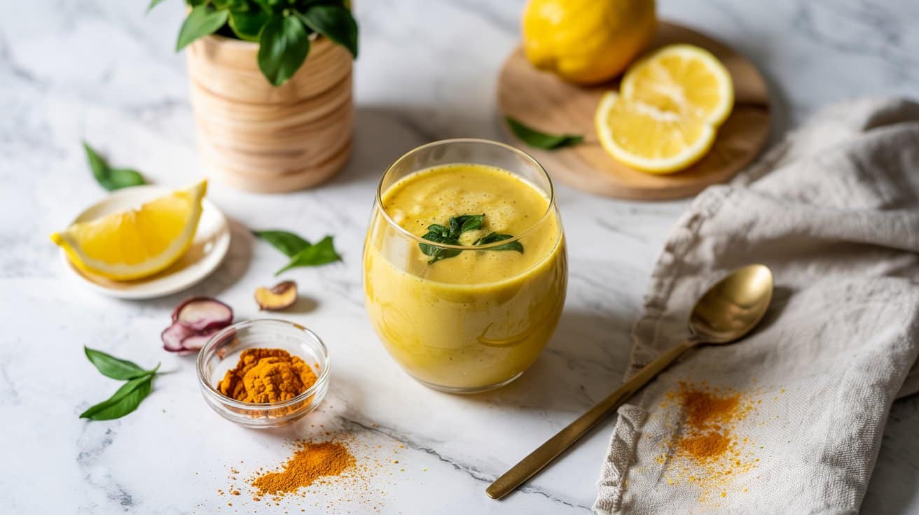 8 turmeric lemon detox smoothie a bright TdEWCgiUSUyBQwaso XPww ZEQUZkA1SM masOI4mCEDw