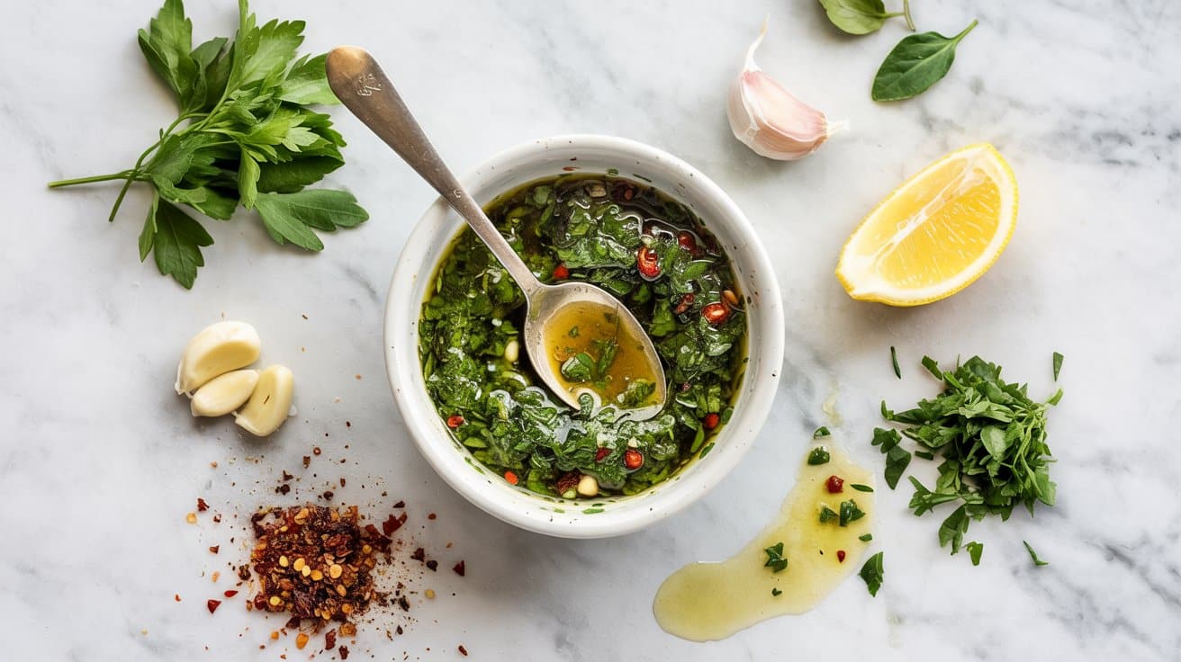 1 chimichurri sauce a bright top down fo SWwYVyvoS eL q6RrwVH A V UZE1EETKSOFWFayyFtYw
