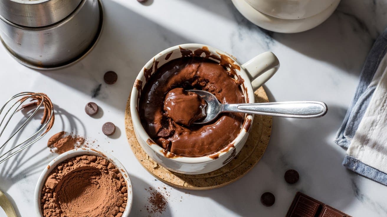 1 classic chocolate mug cake a bright to YE3CGanGSaO8ra6gpSRlvQ VJK5TY0USFiqBg8DjfVr1Q