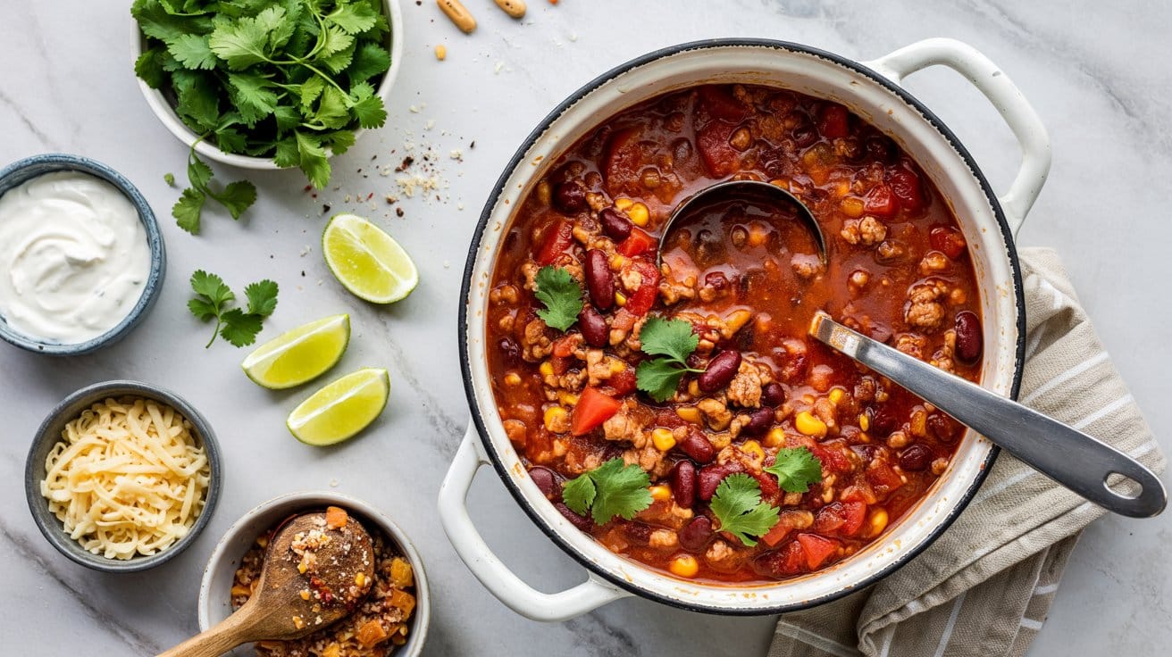 1 classic ground turkey chili a bright t li1h9k6EQim8fFEj52oeWA 697 d3QZRzejtN1q5nIb g