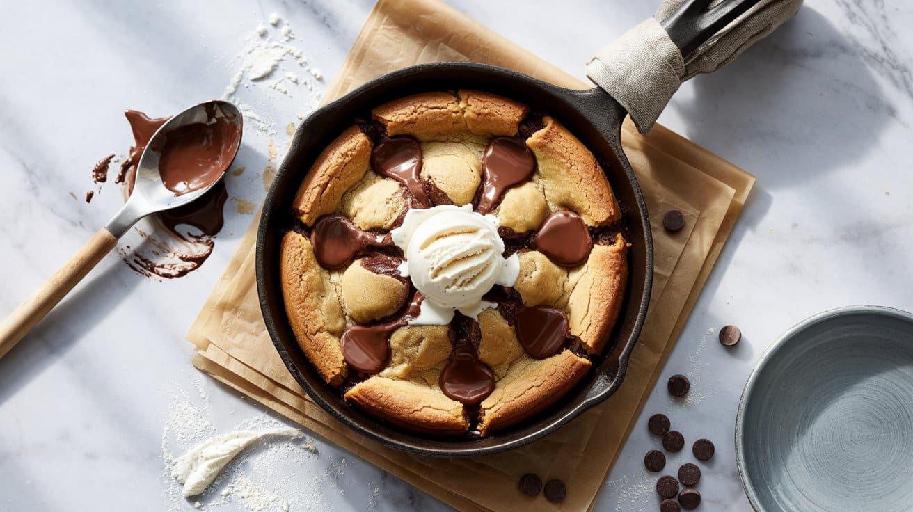 1 classic skillet chocolate chip cookie uqAsCQmwRI2L9BfAzJbSzw to6iSBbVTcurljwq4ILMuQ
