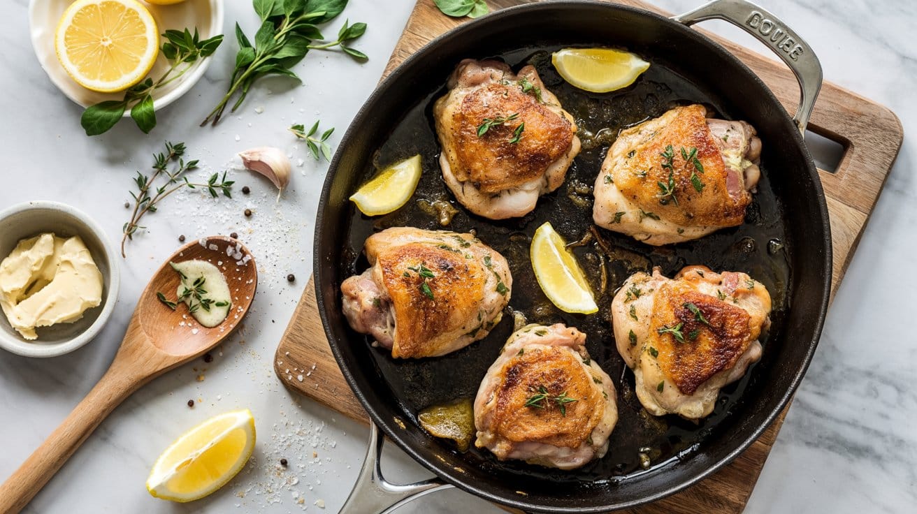1 garlic butter herb chicken thighs a br tIvPvOXgTw kXPELIFFGlw FrKPWuIOQmOOPmAvfoyN4w