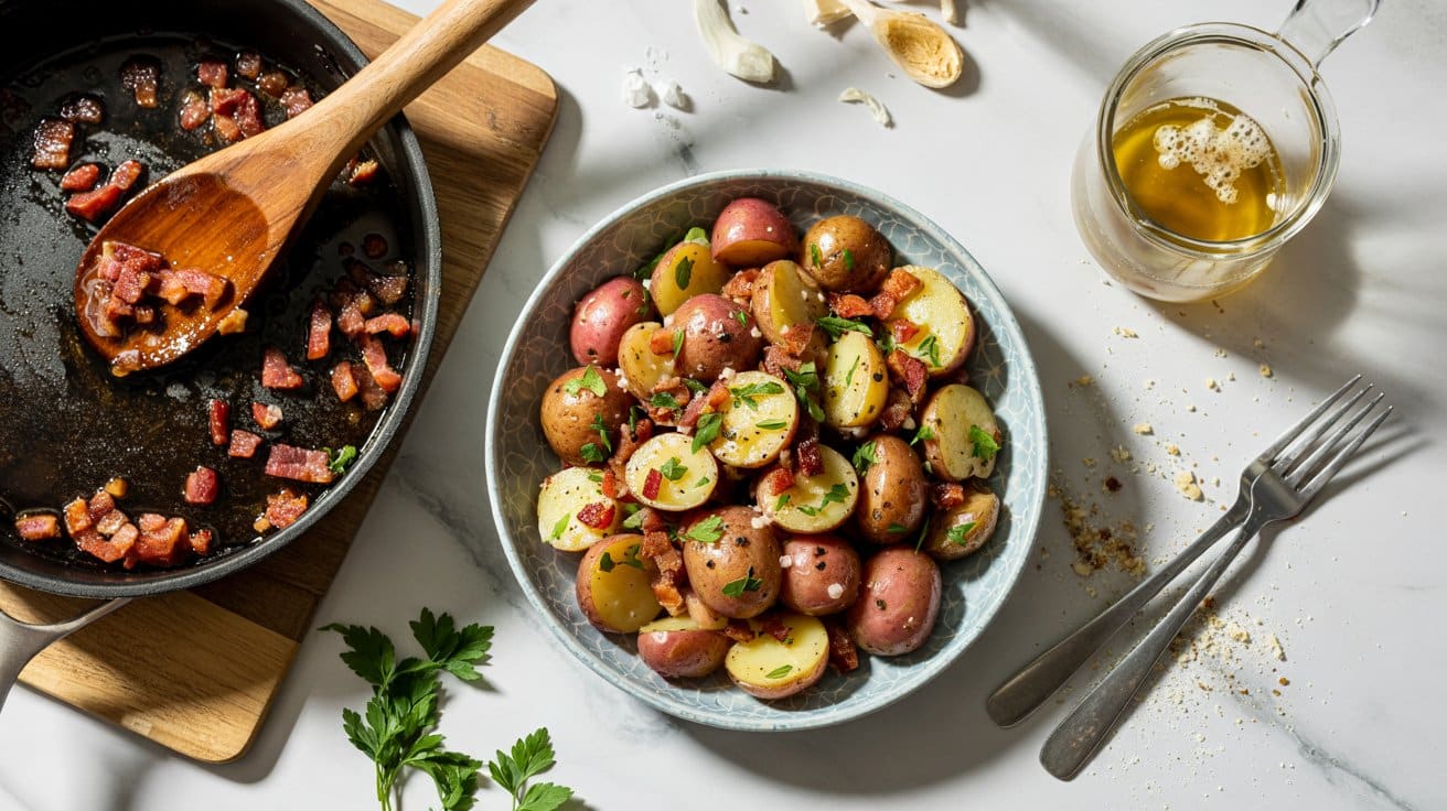 1 german potato salad with warm bacon vi H zp4OpKRVGDTAuvbAG4aw DsjO48dUStiYc8EwsMoWQw