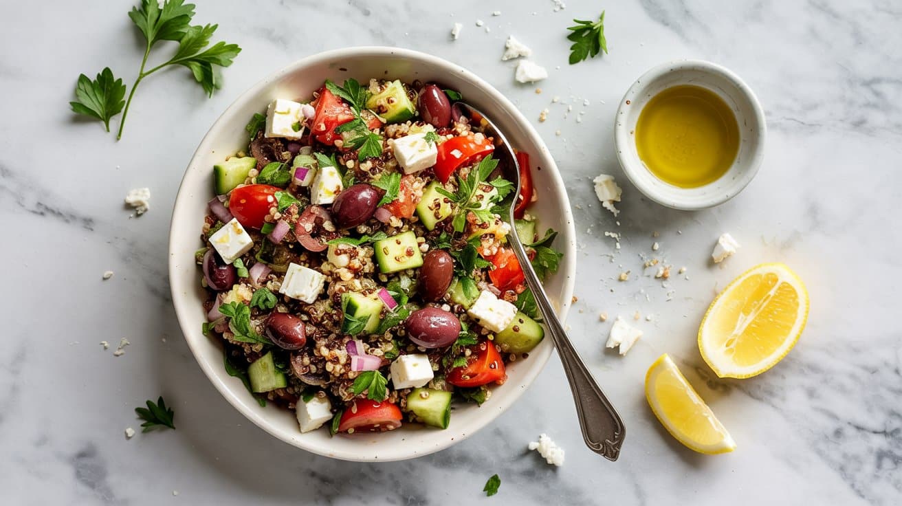 1 mediterranean quinoa salad with feta a JIXnt4FgScqWCI99OauSZw AF07nj0nR5Wvd1UqcNlQpA