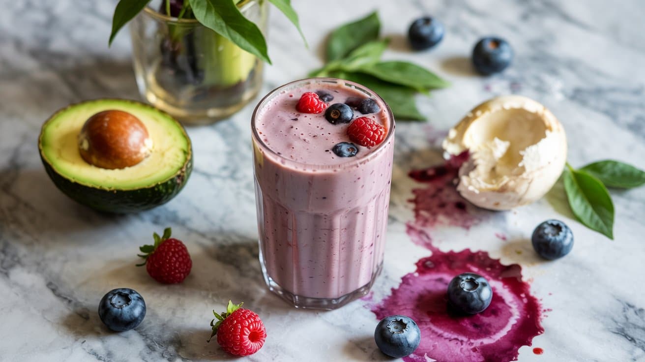 10 avocado blueberry smoothie a bright t Gfd e1trQI66UNMHraztiA Peqgz7RFQFa8JAVfTTJtWQ