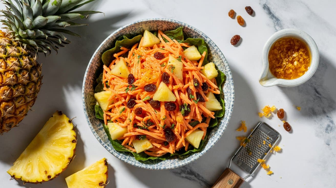 10 carrot and raisin salad with pineappl ds61opm0QnWo0scdzPxzXQ FxMiNN5zRMqfuyjQv2mflw