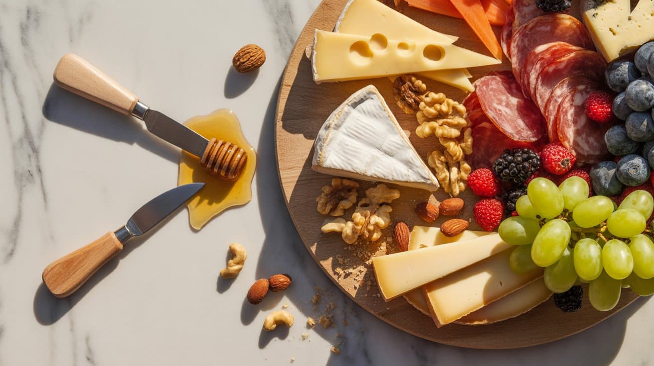 10 cheese and charcuterie board with nut v4v2t7QAQ0eySDfeHuzHFA 1vVIkMFPRXePNl0uuu0dIg