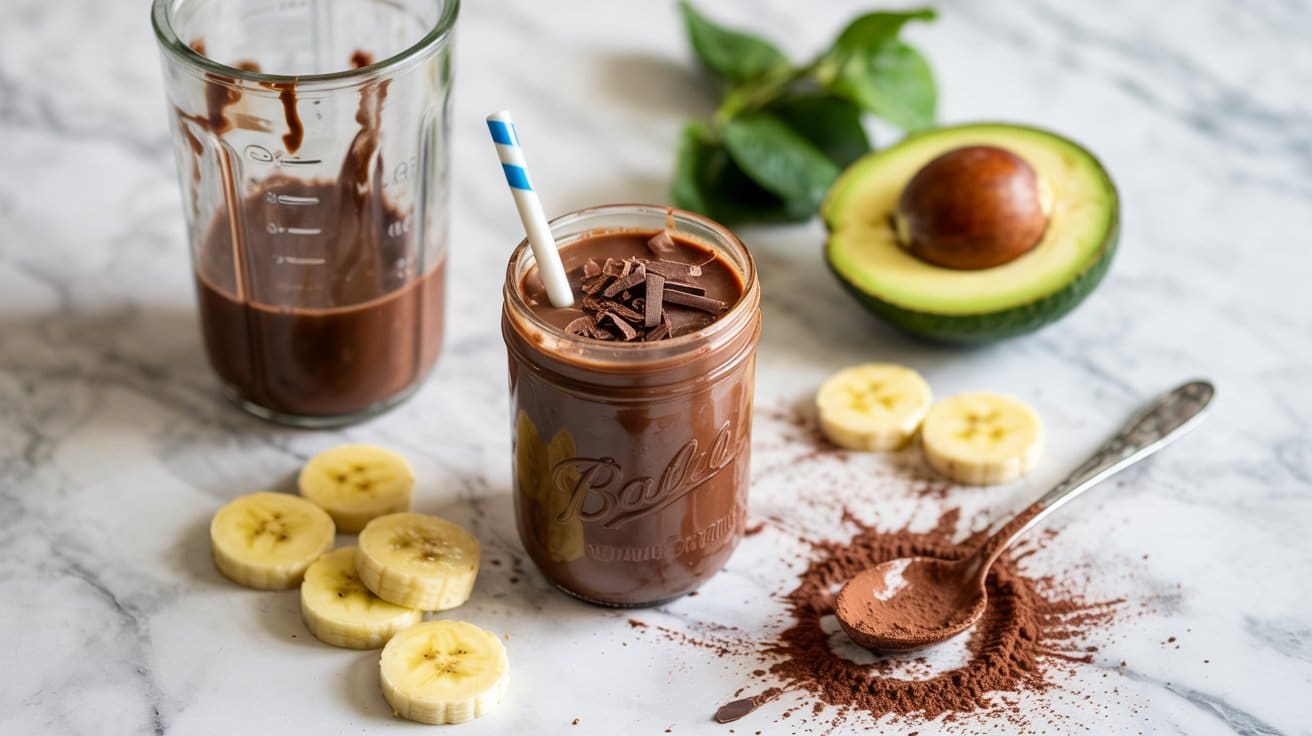 10 chocolate banana and avocado smoothie oEkZ1sa3RSyRdHlGPouDVg gODnzazyT0ampkegu9ZF Q