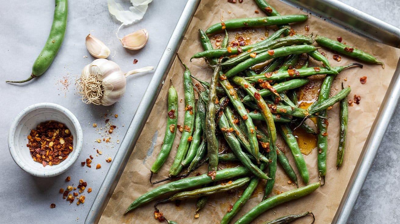 10 crispy green beans with garlic and ch uMAaarUiSjykdEVd5y Nog uhootW jT1eId3Q0Vj33GQ