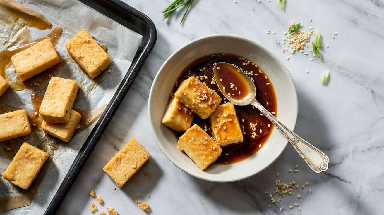 10 crispy tofu nuggets with sesame garli HrPeBRWIRLu4OcWKlD rCg U3oJYommRemvipBTHwO AA