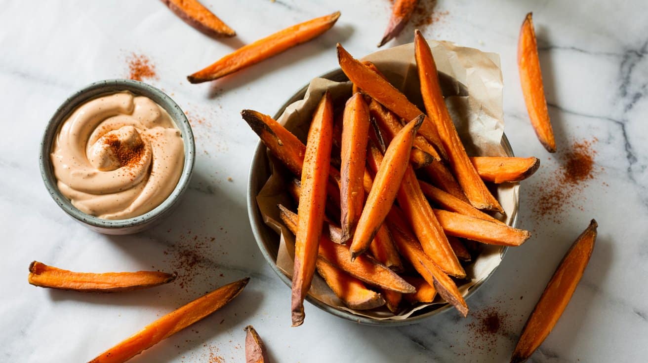 10 fried sweet potato fries with chipotl YywKquwEQkWWW17TrptXRQ dKpyOFX5RKSWqzlkAih3TA