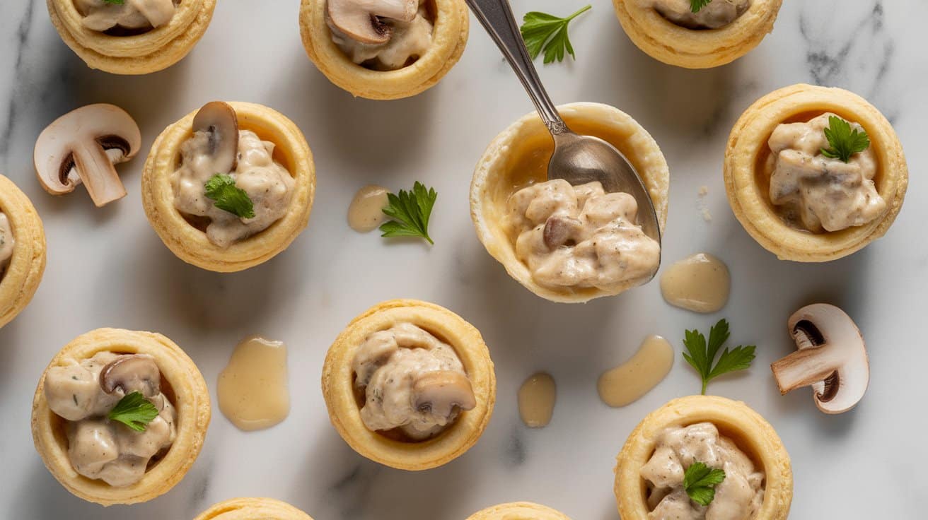 10 mini chicken and mushroom vol au vent QTobx4KbSxezWZ4xw0RUKA 4LeGYZvxRT6DIwdwI944BQ