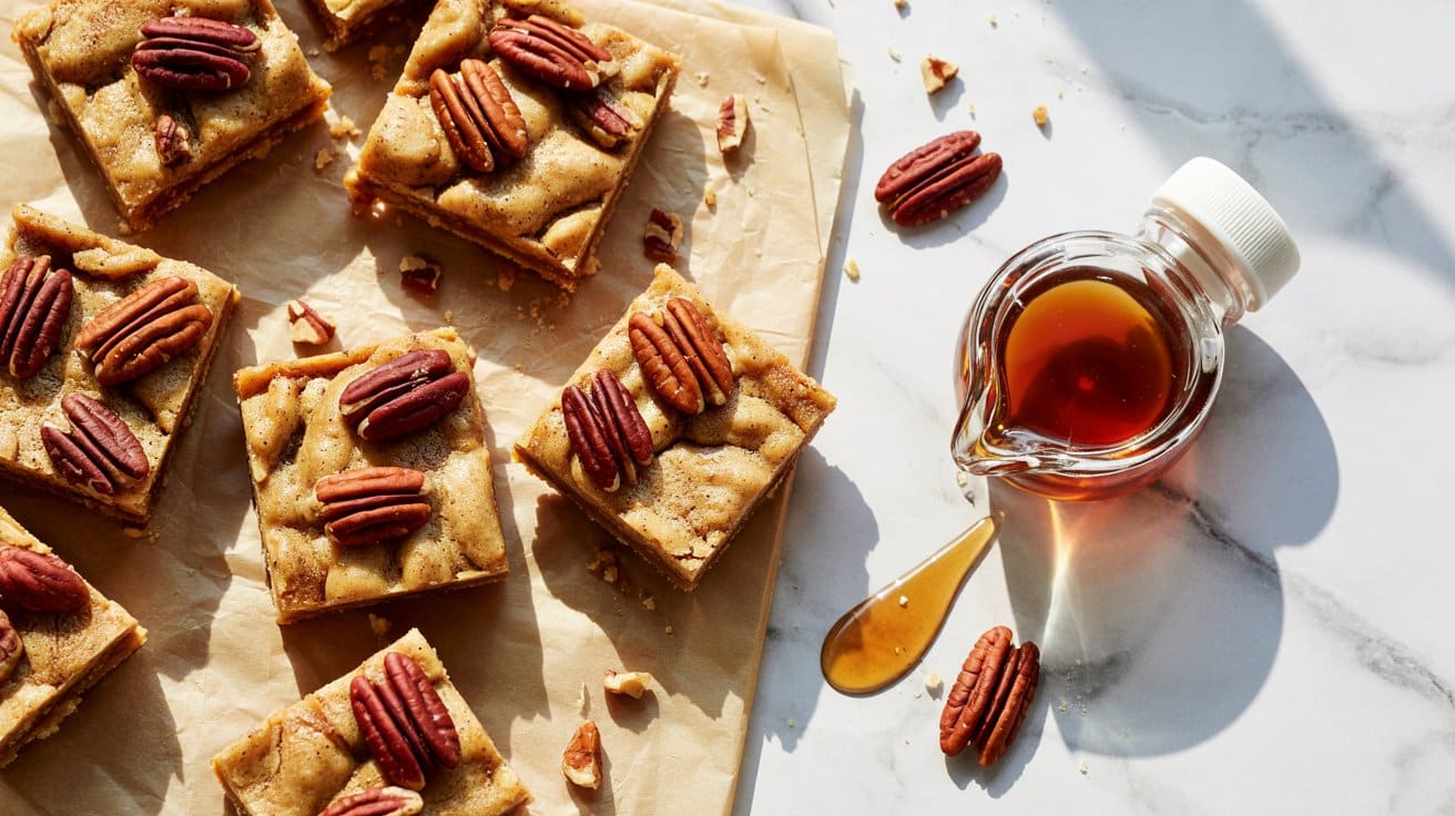10 no bake maple pecan bars a bright top 9P1Yev6 QViaOzZrx J4cA OWNEct lSR2Y GsZuCM6Ig