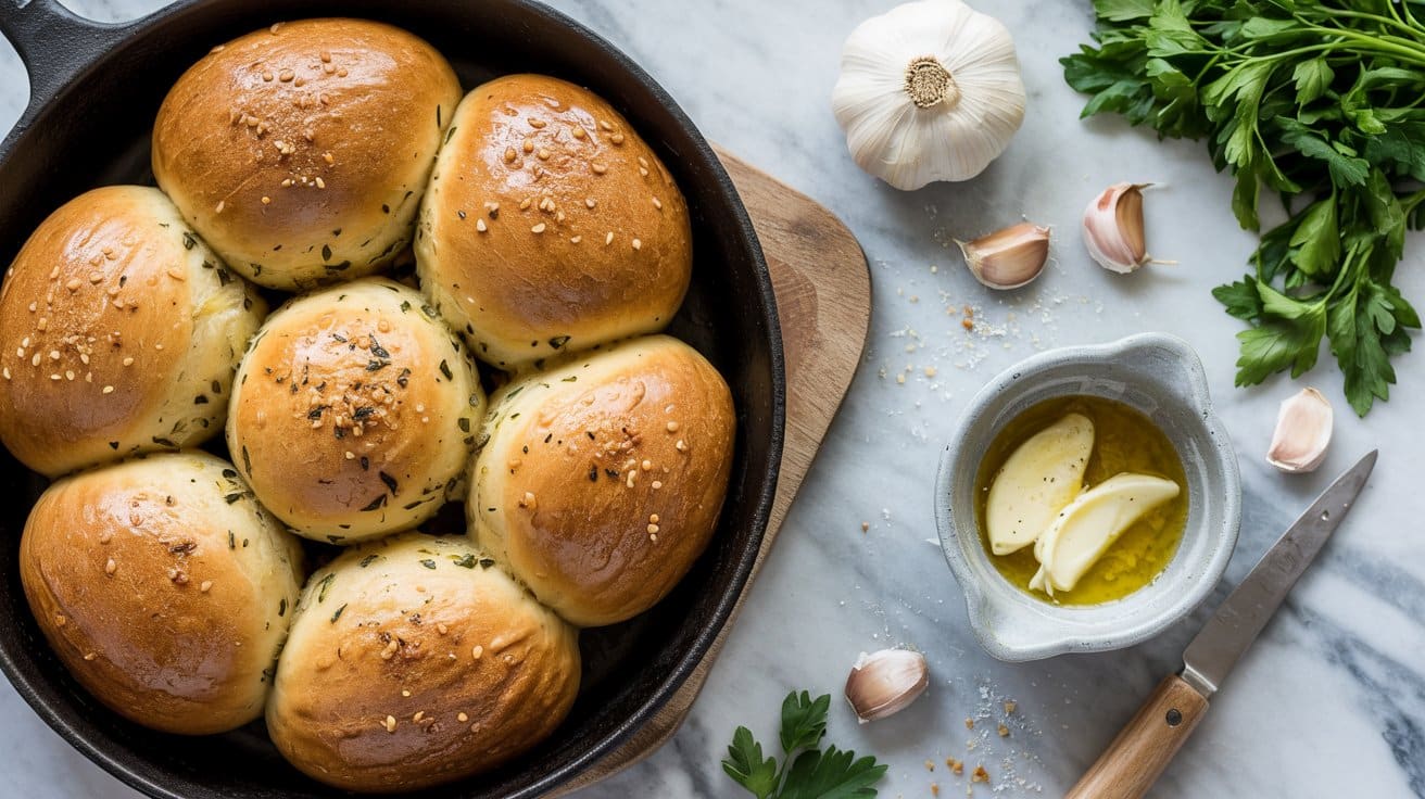 10 no knead garlic and herb bread a brig 9B4rJHouTGSyoEo379DDPw ugUvKwExQUiVHE8BRUWkTQ