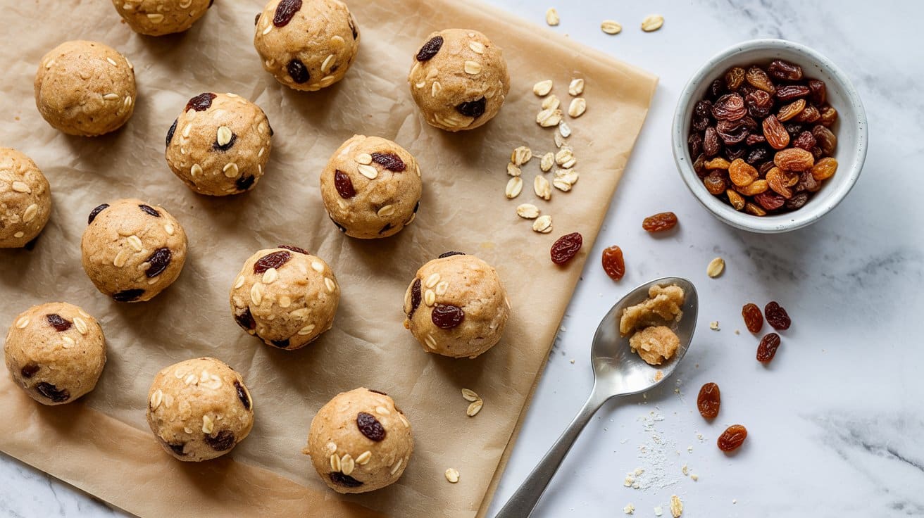 10 oatmeal raisin cookie dough balls a b 8fiHwPaaRZ2jj8L3h d ig 4mZ4oQPkTfi0uYFPWFOEZA