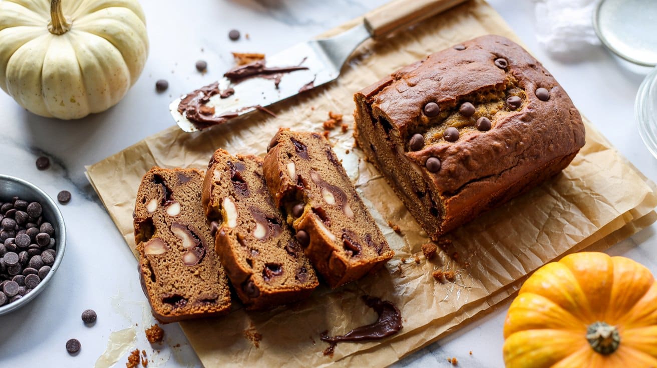 10 pumpkin chocolate chip bread a bright ddUdqGMSSwCspnOp3LPw g 1paGV3d QB6Z1ujw60VV1g