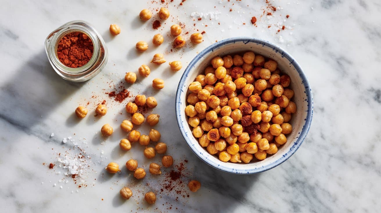 11 air fryer crispy chickpeas with smoke lMJ8hT38TLSPCWqTK KiIw aaWi3hOwQUijSeSxevsXMw