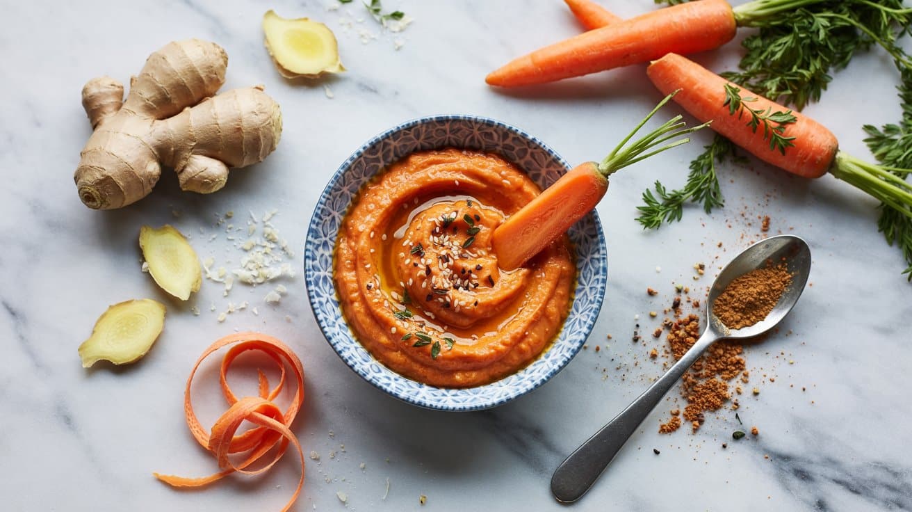 11 carrot and ginger dip a bright top do pH6GmwtSQdyLA z4KAOK g eTrTTMoOTse zToTPCdXag