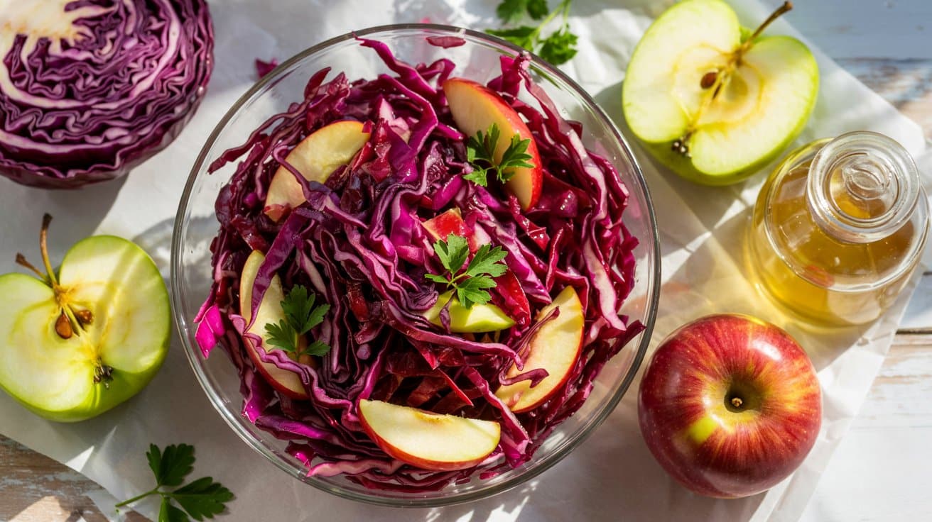 11 tangy red cabbage and apple slaw a br 0 ItyWjmSmyu21QAko AsA yUjyNZkvQC6 eyRklQg