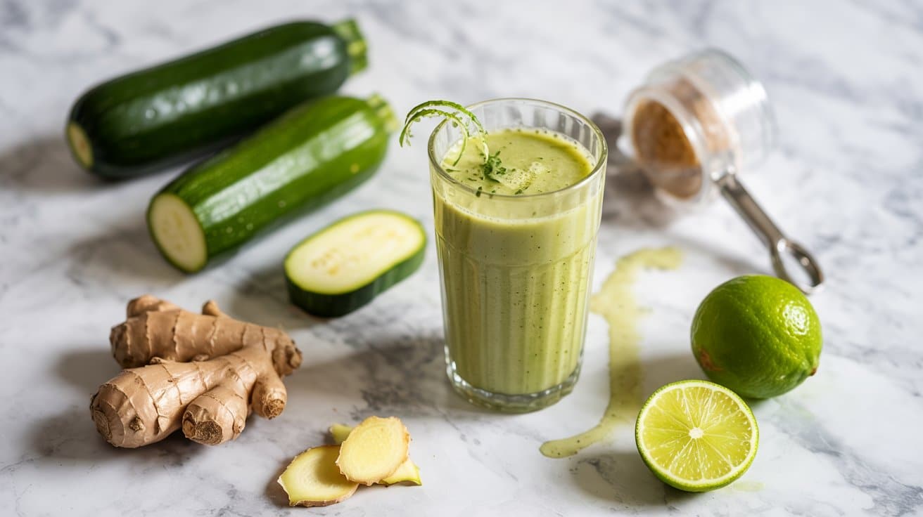 11 zucchini ginger lime smoothie a brigh wzdAhm0PR a9TTTVLEb0TQ eEQGAXcnT5uHxzprur0pzg