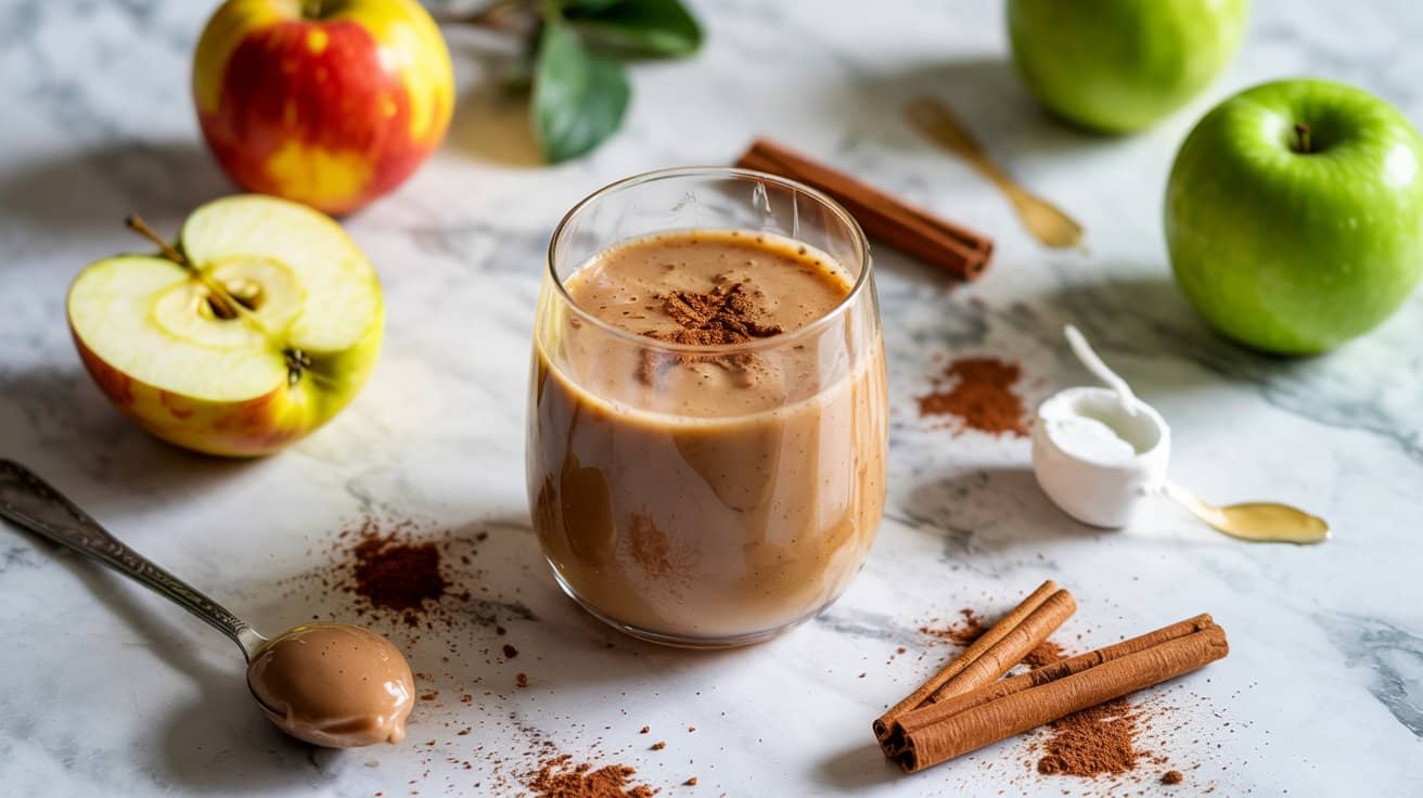 12 apple cinnamon nut butter smoothie a nyNe0lx2TMCXqW7Ll 5LeQ IUCVP24fRIaUOPgnIrs2kQ