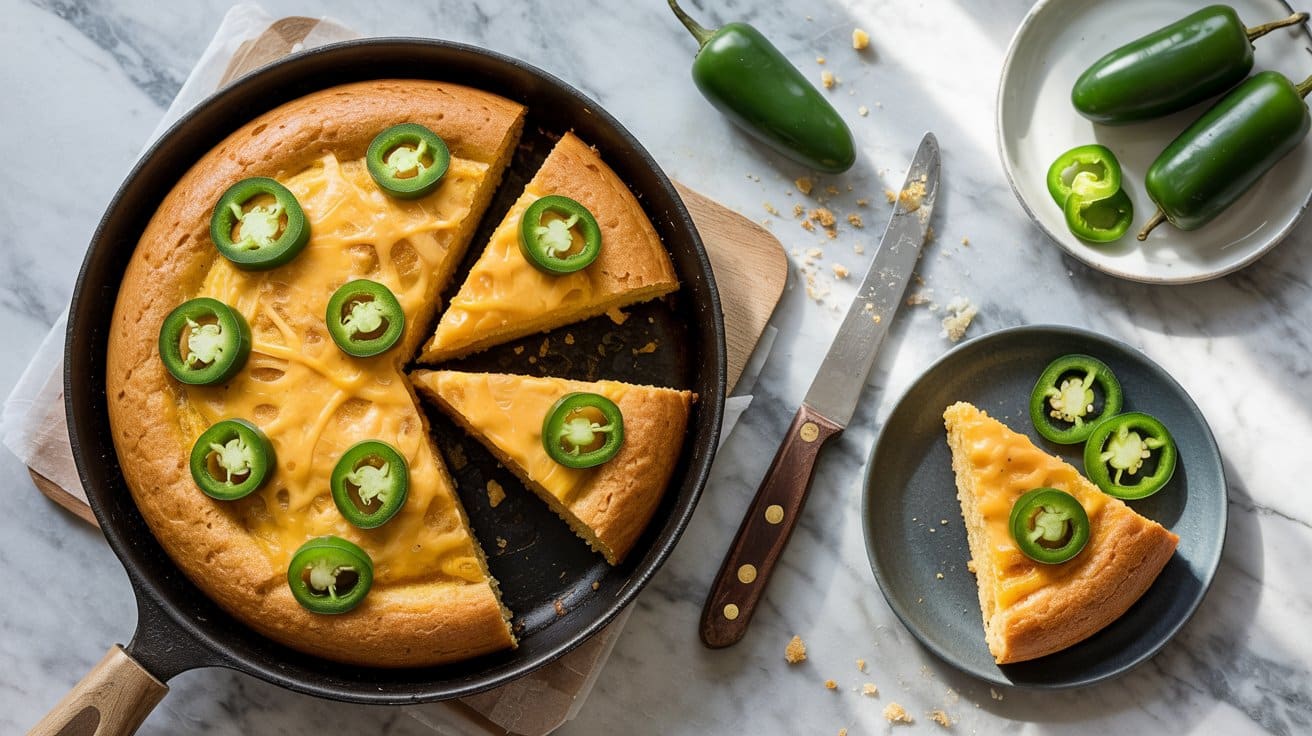 12 cornbread with jalapeno and cheddar a mG21fF5MQfit8J791HEVKQ XU0Lic0hQ iCAaZRUeqJ9Q