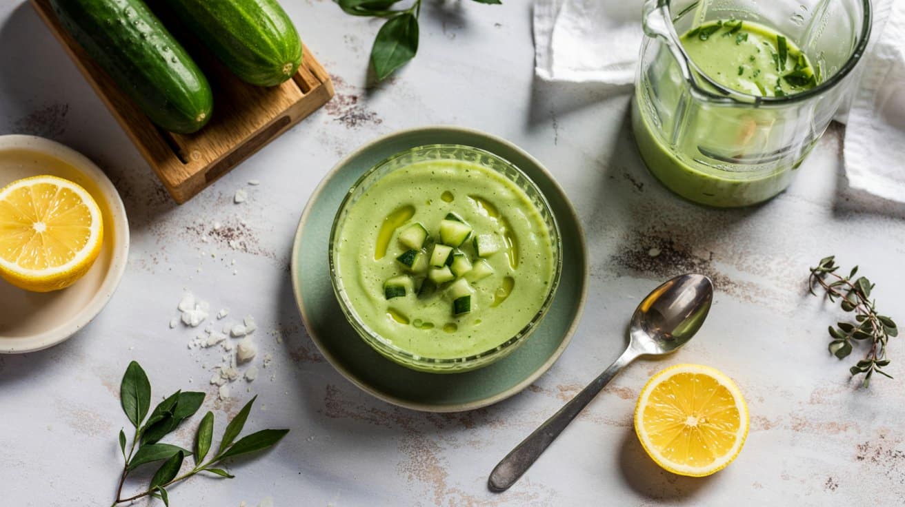 12 cucumber gazpacho a bright top down f thYO8qbbRtSLqDb5sgKdWg uNyH 0OSRjSE52ND iPXRA