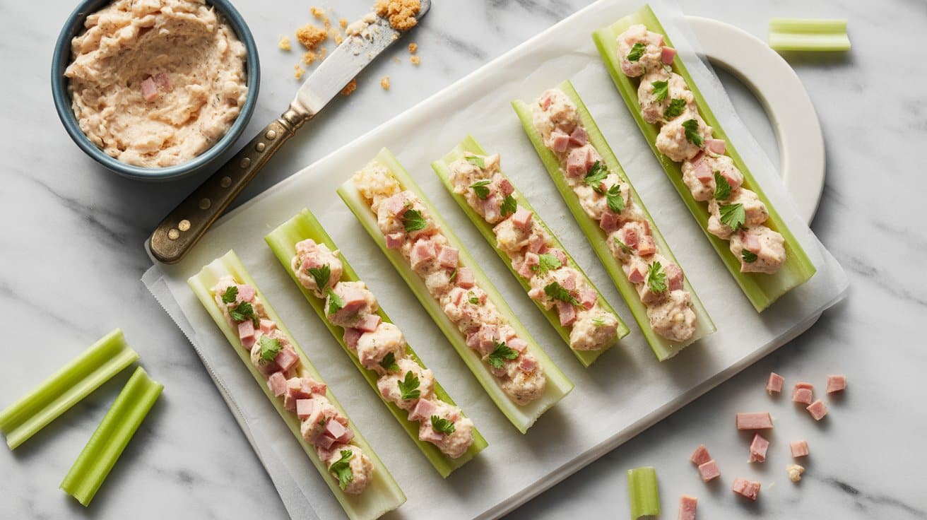 12 deviled ham salad stuffed celery a br b sIQjXiQsu zDwsoxnzHw OTMf1NXfToO4JFTGcSeb0A