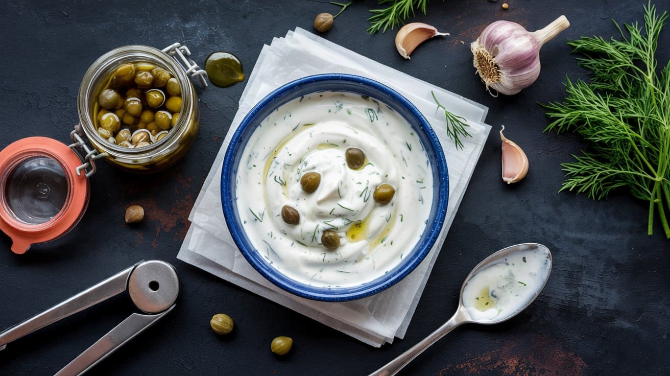 12 dill and caper yogurt sauce a bright hHfCpvG9RaqgTYg RERyOw oKQfDREsSDeomefaN5XhZw