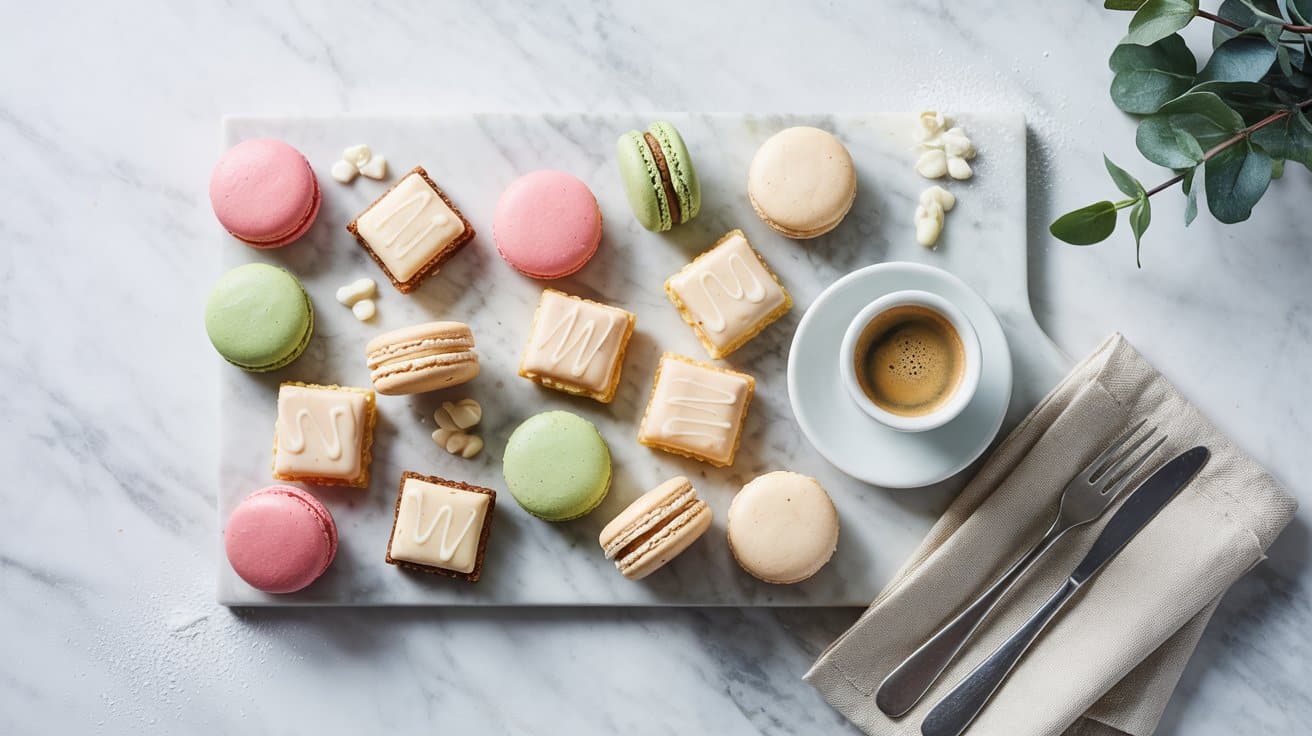 12 macaron petite fours board a bright t 7CMwwaC TMGcF0bnooYDRw FISSOjjnSyuPfux2fh9v1w