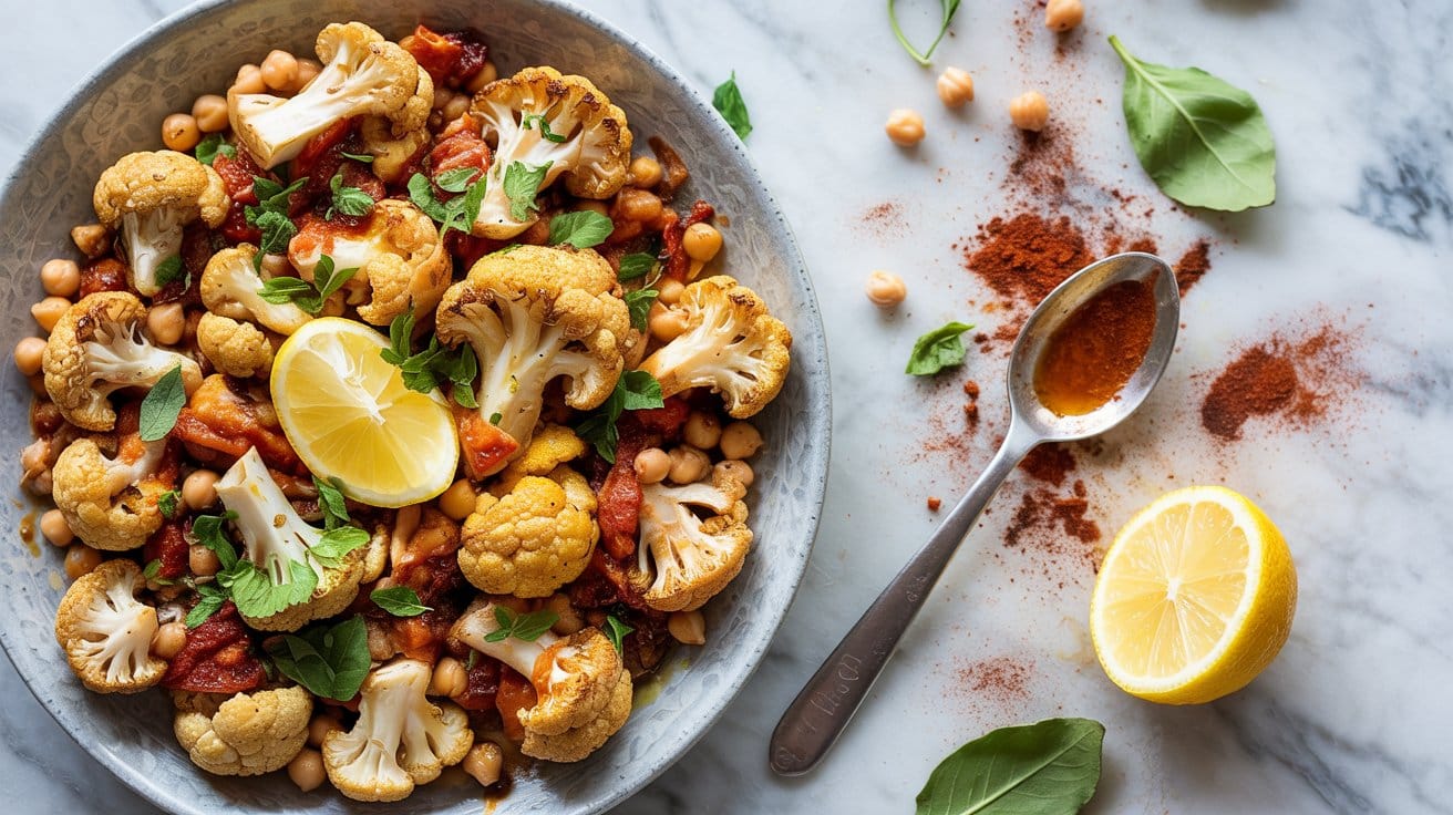 12 moroccan spiced roasted cauliflower s p62XyB 9T5Wo6Ka0o bAhA ZoOfYTHO8vPrYIatpEg