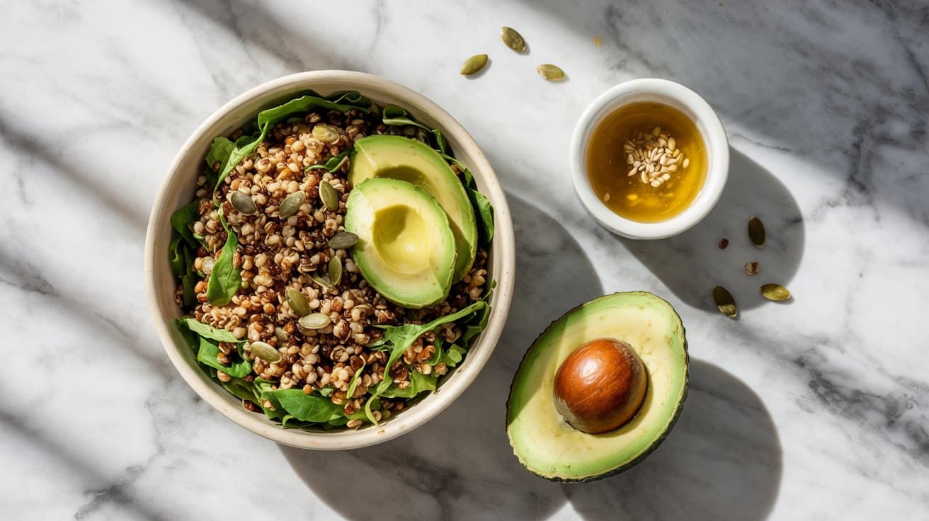 12 multigrain power salad with avocado a ZJ1FcW0VTEGWG0Oj2EOF2w bq9CypbcSVuiCYhDsuihdA