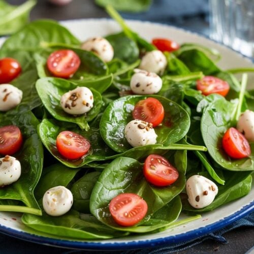 12 spinach salad recipes that actually t gWZh0T9tTpKG2maYHxYn0Q Jc6je015RmK44Fprz4gkuw