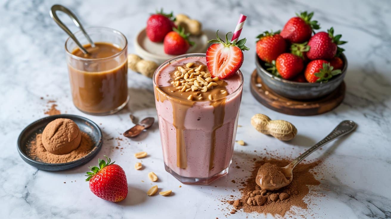 12 strawberry peanut butter power shake ZqoA9arZRVG9osu0LtqVNg qPdk42 nS6CX1K cBzftVw
