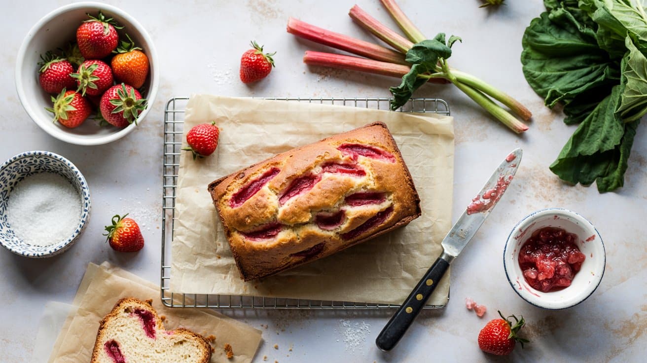 12 strawberry rhubarb quick bread a brig Co 4nb CQWy84 mnFMh8mg ML LcGRTiqq7ZWhD9Da4Q
