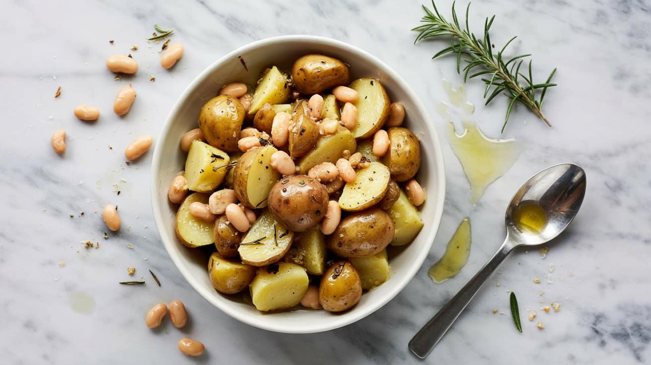 12 warm potato salad with white beans an fnpA94drRPmqDJe ZfSqbQ VHPyywI9Q3K rTPfx4Q6hA