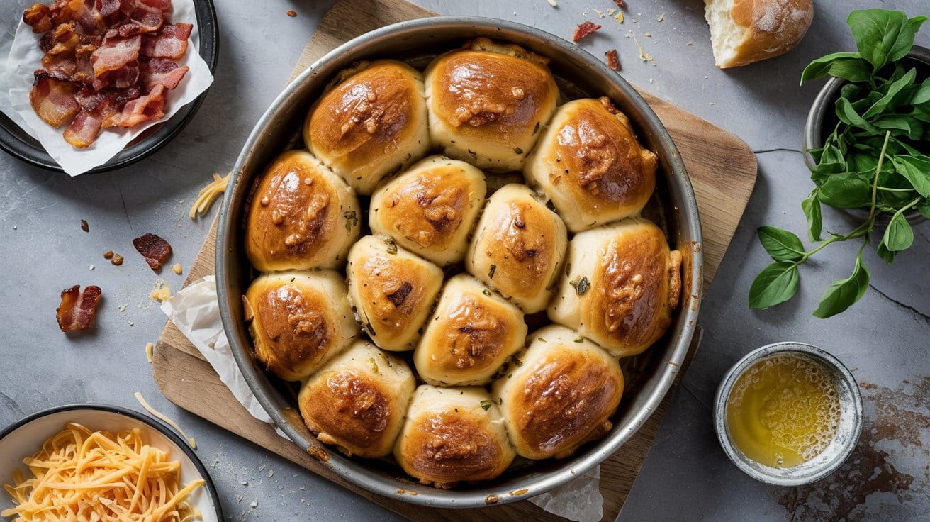 13 bacon cheddar herb pull apart rolls a wpHqhBdwSa6TpRM6bRbmEA Dv9sAS65SCaPKXMoa5Javw
