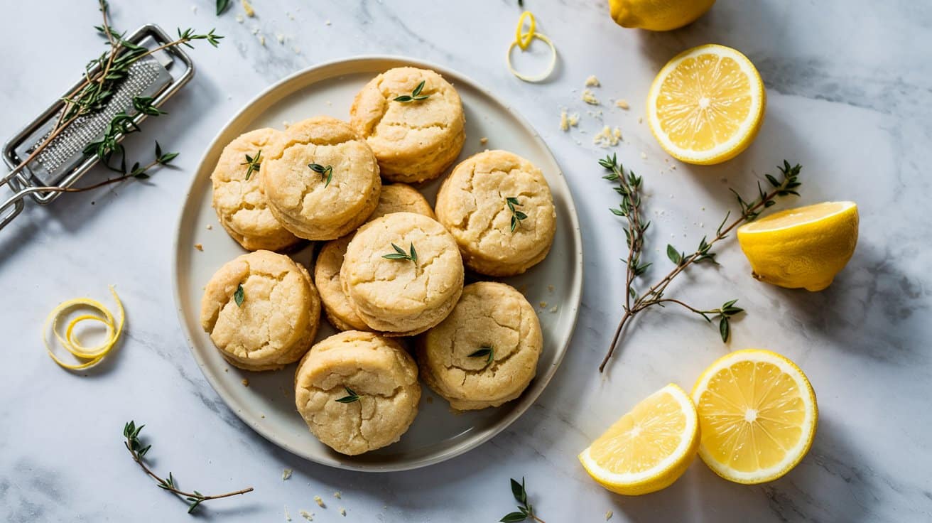 13 lemon and thyme drop biscuits a brigh rlUF22ewS6iUgn4 iaMrEw ELQoEi6cT5CGdIC1V7hzNA