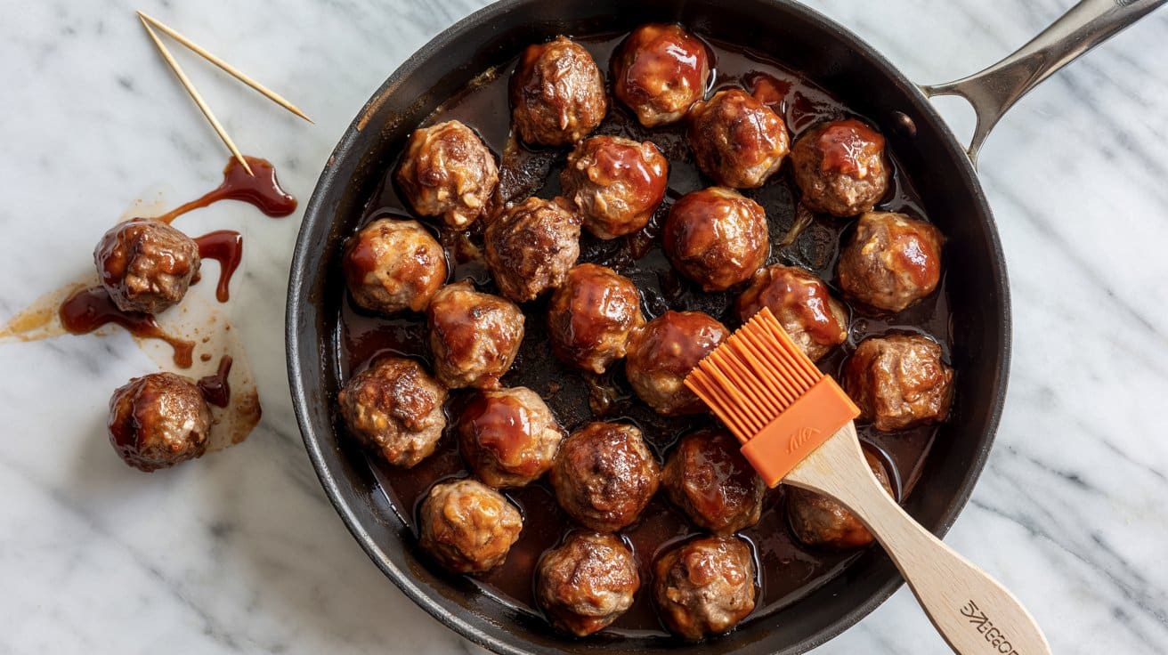 14 bbq meatballs a bright top down shot pu6keyFSSyPwaZdXDT KQ qMkJ7Mx1SCOQnfqGaqrHhQ