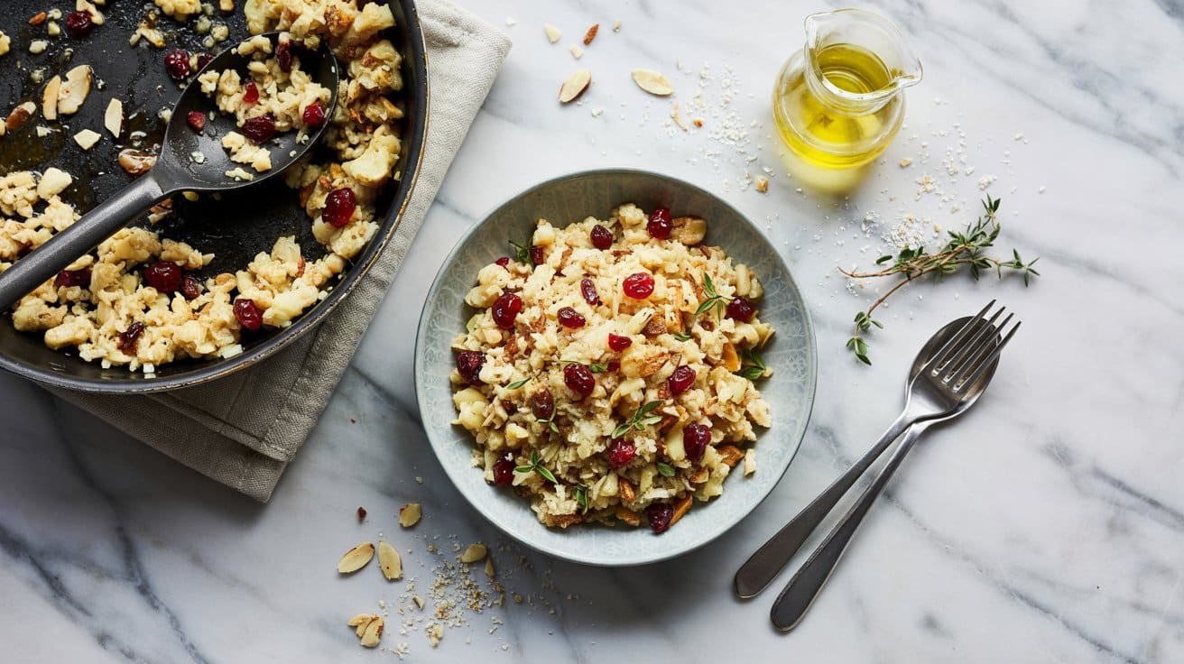 14 cauliflower rice pilaf with almonds a DcolWWl6R mfezGeQ28sRw qAqae2zuQwu45rUrgTpViQ