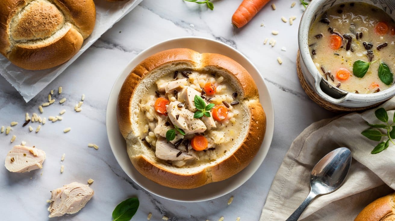 14 classic chicken and wild rice soup in vrkKgKUgTPORKTEWf4M Xg SyL8BIDURjmg2Csz9Mpfnw