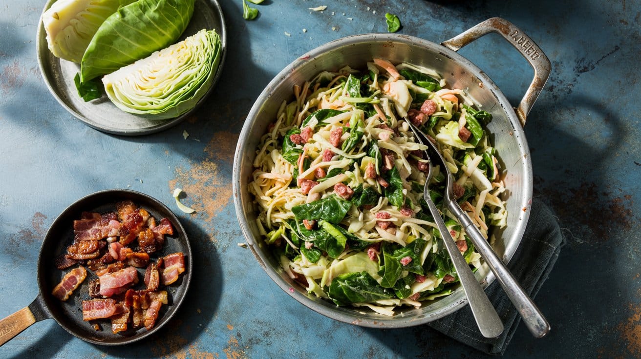 14 collard greens and cabbage slaw with ZuGGZyFHS8GBPiVF0Za97Q VgQhkRzcRZa6mHtA56bBMA