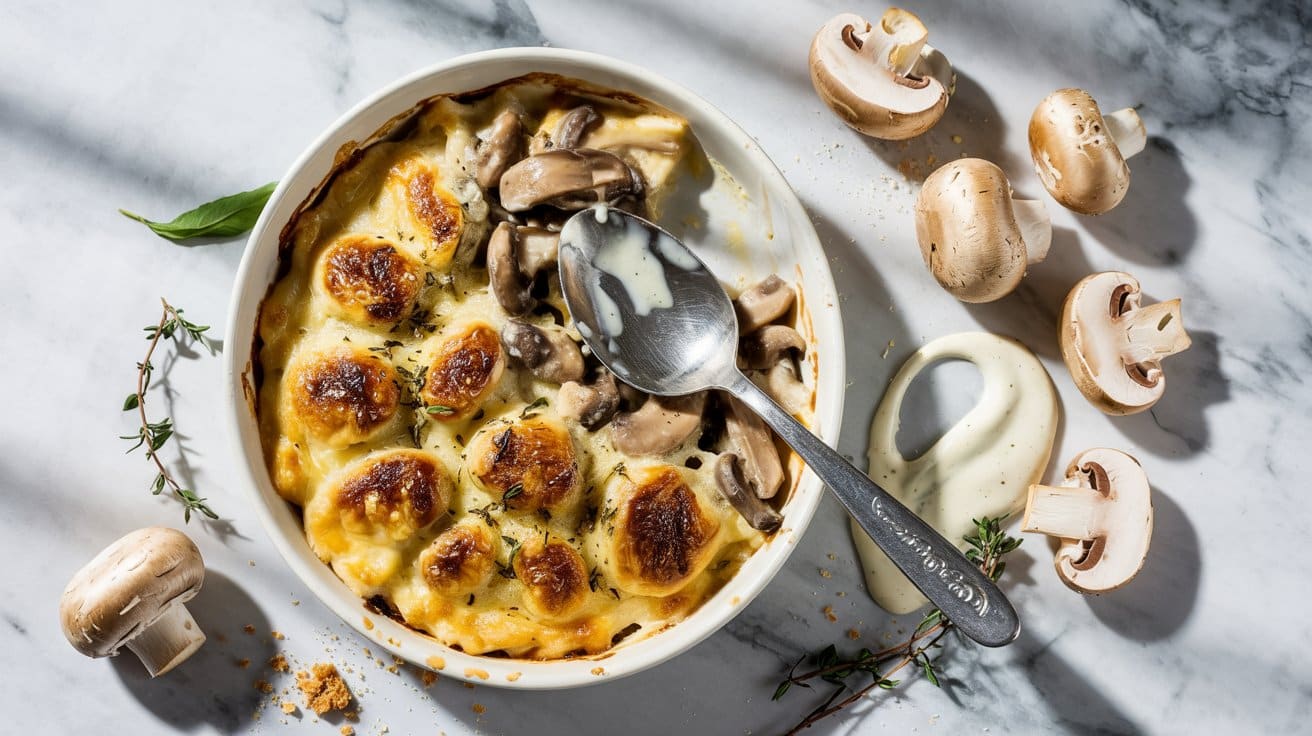 14 creamy mushroom gratin a bright top d lr0xI S8e78eI07NCi6w ZTWm4X0gTtmKHIouPJ Rfg